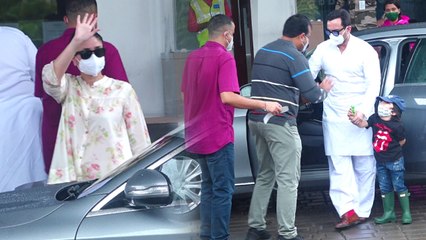 Kareena Kapoor Khan कहां चली Saif और Taimur संग;देखिए वीडियो | FilmiBeat