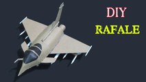 DIY Rafale Fighter Jet with Cardboard | Rafale Model Making | How to Make Rafale Fighter Jet with Cardboard | Craft Ideas with Small Cardboard Boxes