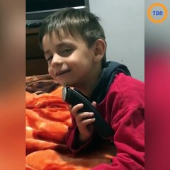 Un enfant joue avec le rasoir de son père et ça finit mal