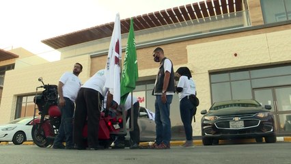 درّاجون يحتفلون على طريقتهم باليوم الوطني السعودي التسعين