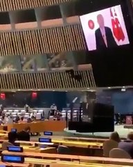 İsrail'in BM Daimi Temsilcisi, Erdoğan konuşurken salonu terk etti!