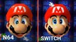 COMPARATIF : SUPER MARIO 3D ALL-STARS : version N64 & GAMECUBE vs version NINTENDO SWITCH