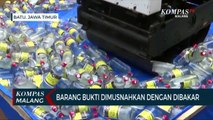 Pemusnahan Barang Bukti Tindak Kejahatan, Kasus Narkoba Terbanyak