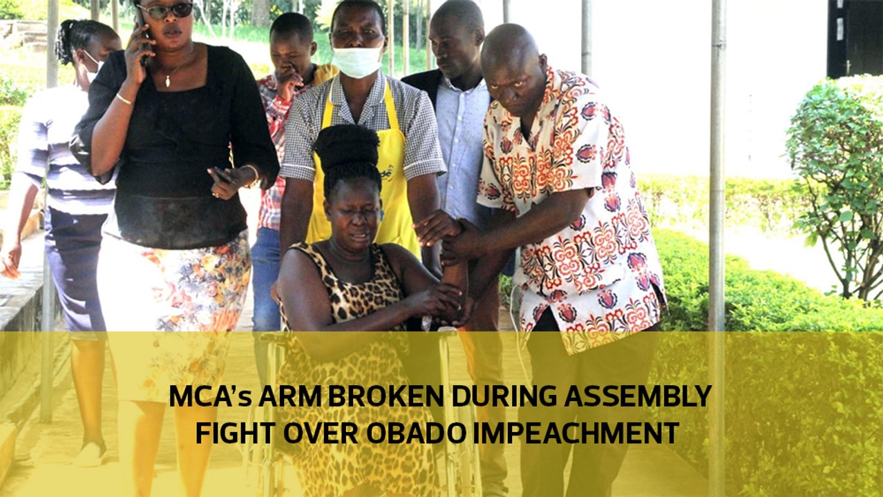 MCA's arm broken during assembly fight over Obado impeachment