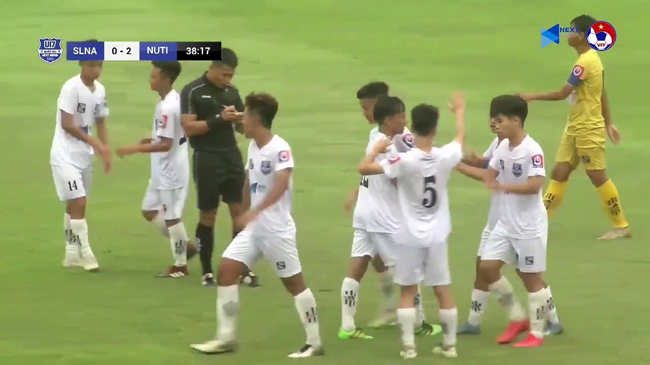Highlights | U17 SLNA - U17 Nutifood JMG | Hẹn U17 HAGL ở bán kết | VFF Channel
