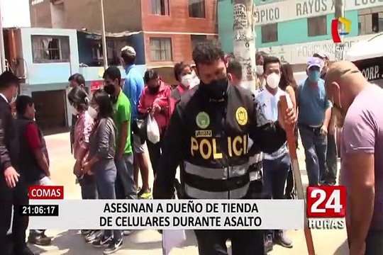 Comas: Delincuentes asesinan a dueño de tienda de celulares durante asalto