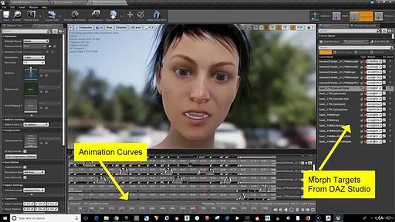 Getting Morph Targets Into Unreal Engine 4 - Preview