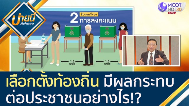 การเลือกตั้งท้องถิ่น มีผลกระทบต่อประชาชนอย่างไร [23 ก.ย.] บ่ายนี้มีคำตอบ | 9 MCOT HD