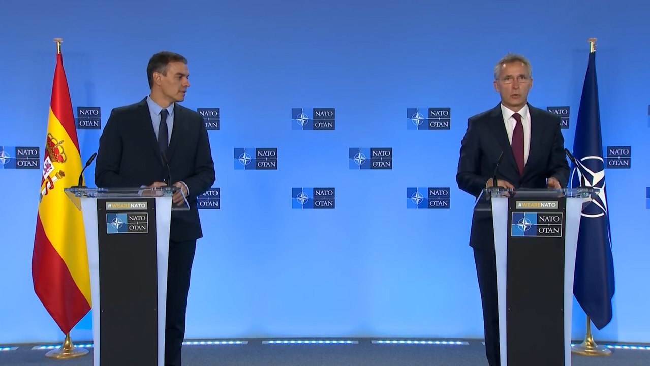 Pedro Sánchez se reúne con el secretario general de la OTAN