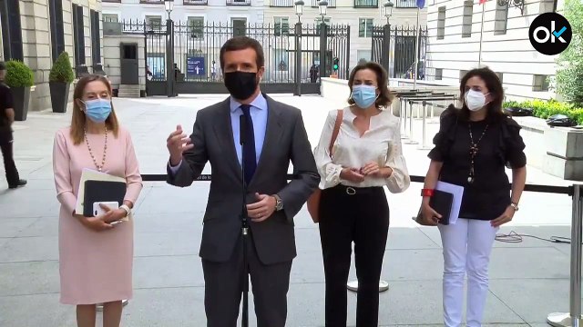 Pablo Casado anuncia que recurrirá al Tribunal Supremo los indultos de Sánchez a los golpistas