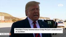 Trump on Cindy McCain endorsing Biden: She 'can have sleepy Joe'