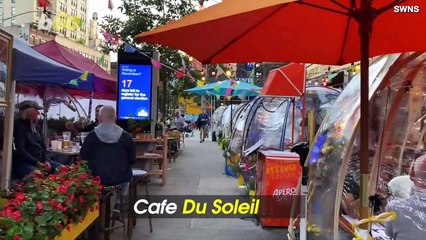 NYC Restaurant Deploys Futuristic Dining Pods for Restaurant-Goers