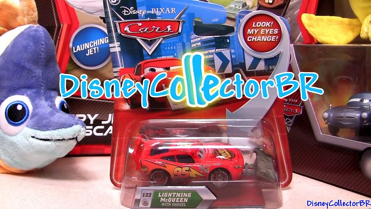 Shovel Lightning Mcqueen 123 Lenticular Eyes Disney Pixar Mattel toy review video Dailymotion