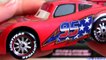 STARS and STRIPES Lightning McQueen Cars 2 toy Disney Pixar Chase review Disneycollector toys