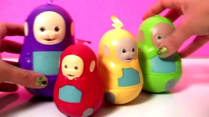 Video herunterladen: Teletubbies Surprise Eggs Nesting Stacking Cups Kinder Play-Doh Clay Buddies Disney Frozen