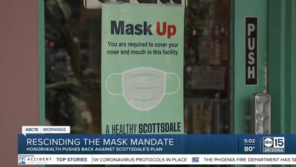 Scottsdale rescinds mask mandate
