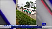 Inundaciones en la vía Domingo Diaz  - Nex Noticias