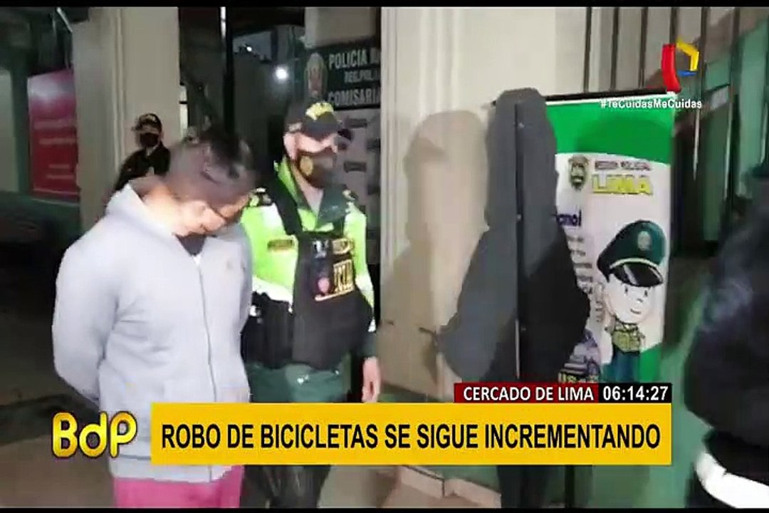 Cercado de Lima: cae banda que robaba bicicletas en centros comerciales