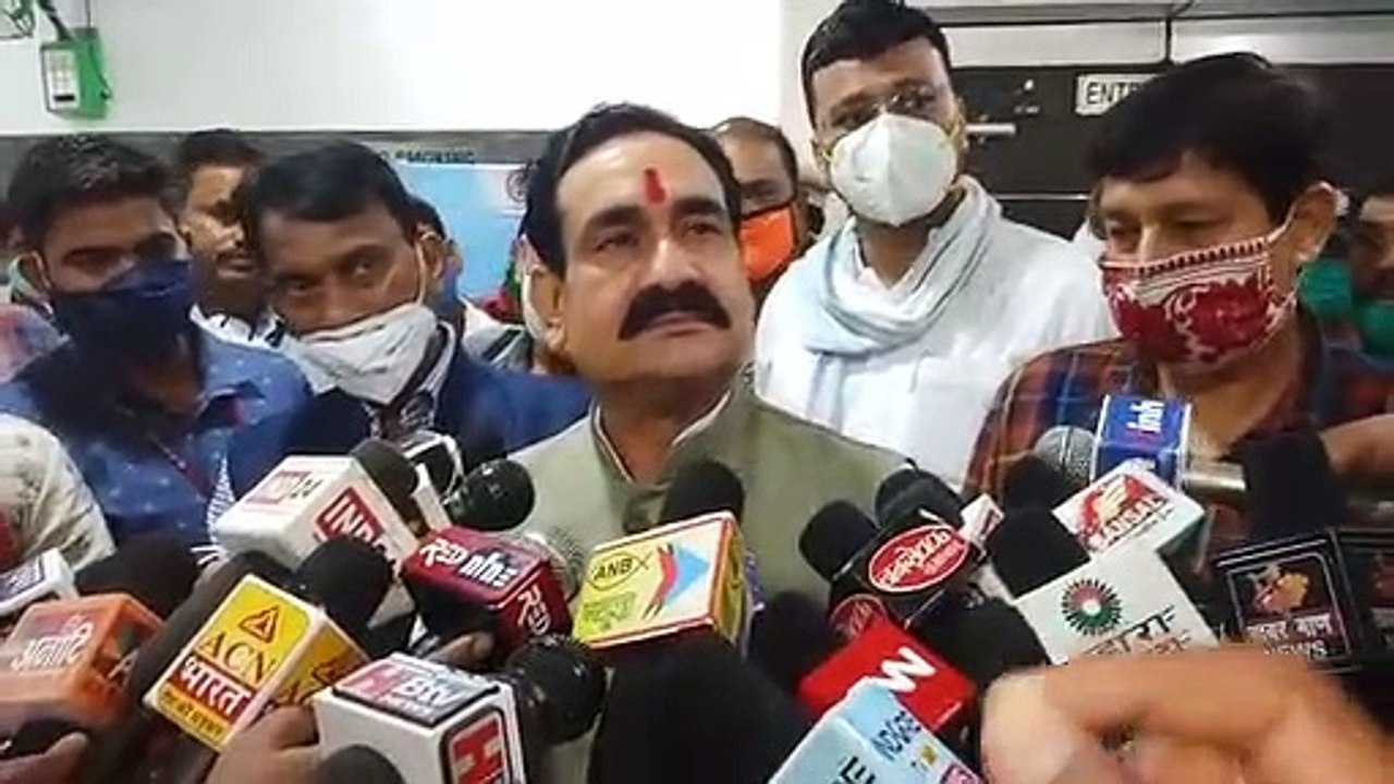 मंत्री के मास्क नही पहनने की बात पर कांग्रेस का...