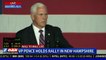 VP Mike Pence Holds Rally in New Hampshire 9_22_20