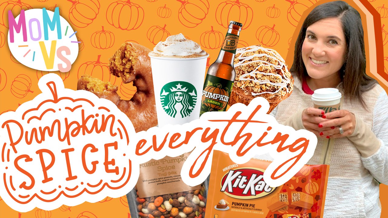 Mom Vs Pumpkin Spice EVERYTHING | Pumpkin Spice Snacks Taste Test