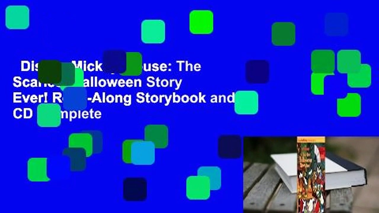 Disney Mickey Mouse: The Scariest Halloween Story Ever! Read-Along Storybook and CD Complete
