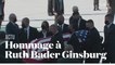 Le cercueil de Ruth Bader Ginsburg est arrivé à la Cour suprême