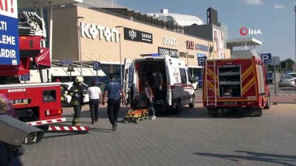 Maddi sorunları olduğunu söyleyen kişi çatıdan atlamaya çalıştı