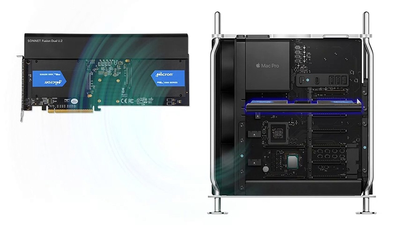Présentation de la carte Sonnet Fusion Dual U.2...
