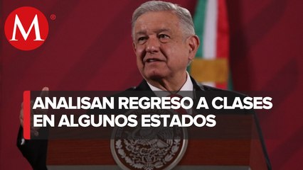 AMLO plantea reapertura de escuelas en estados con menos casos de covid-19