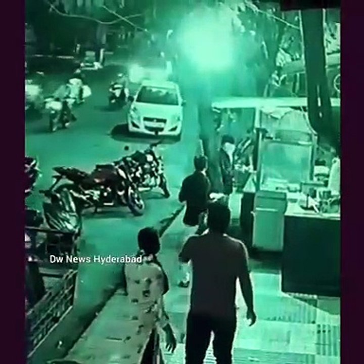 Accident involving bikes in India