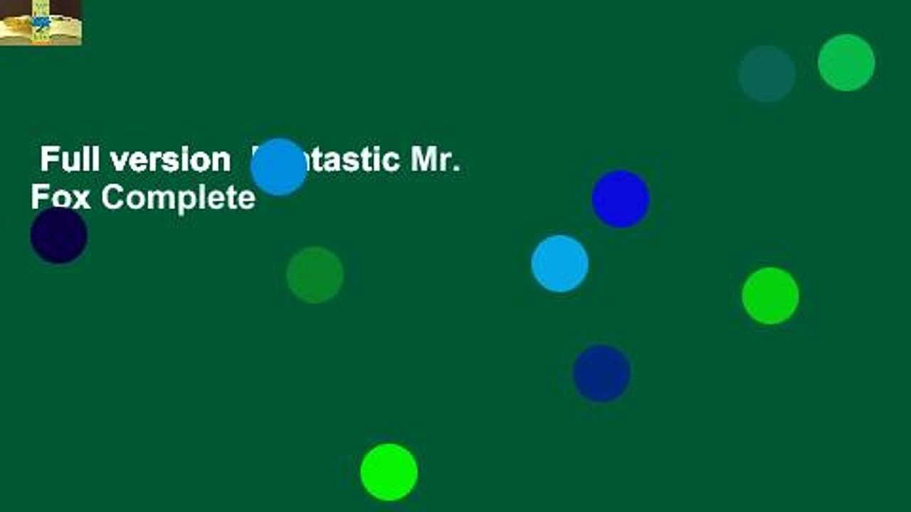 Full version  Fantastic Mr. Fox Complete