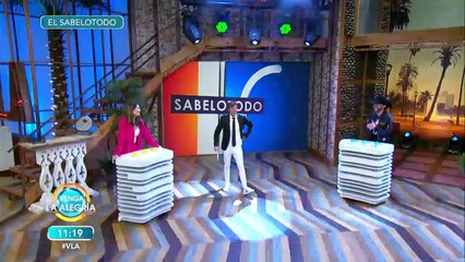¡Natália Subtil y Alann Mora enfrentaron sus conocimientos en el Sabelotodo! | Venga La Alegría