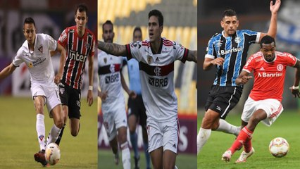 Triunfo do Fla, tropeço do São Paulo e Gre-Nal são os destaques da rodada dos brasileiros na Liberta