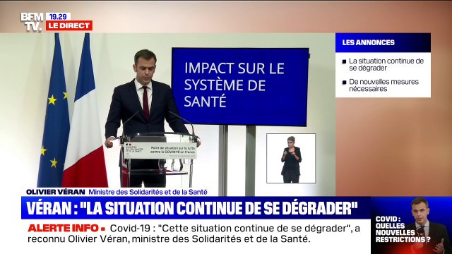 Coronavirus: plus de 950 patients en réanimation, 6000 malades hospitalisés , selon Olivier Véran