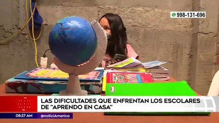 Las dificultades que enfrentan los escolares de Aprendo en Casa | Primera Edición (HOY)