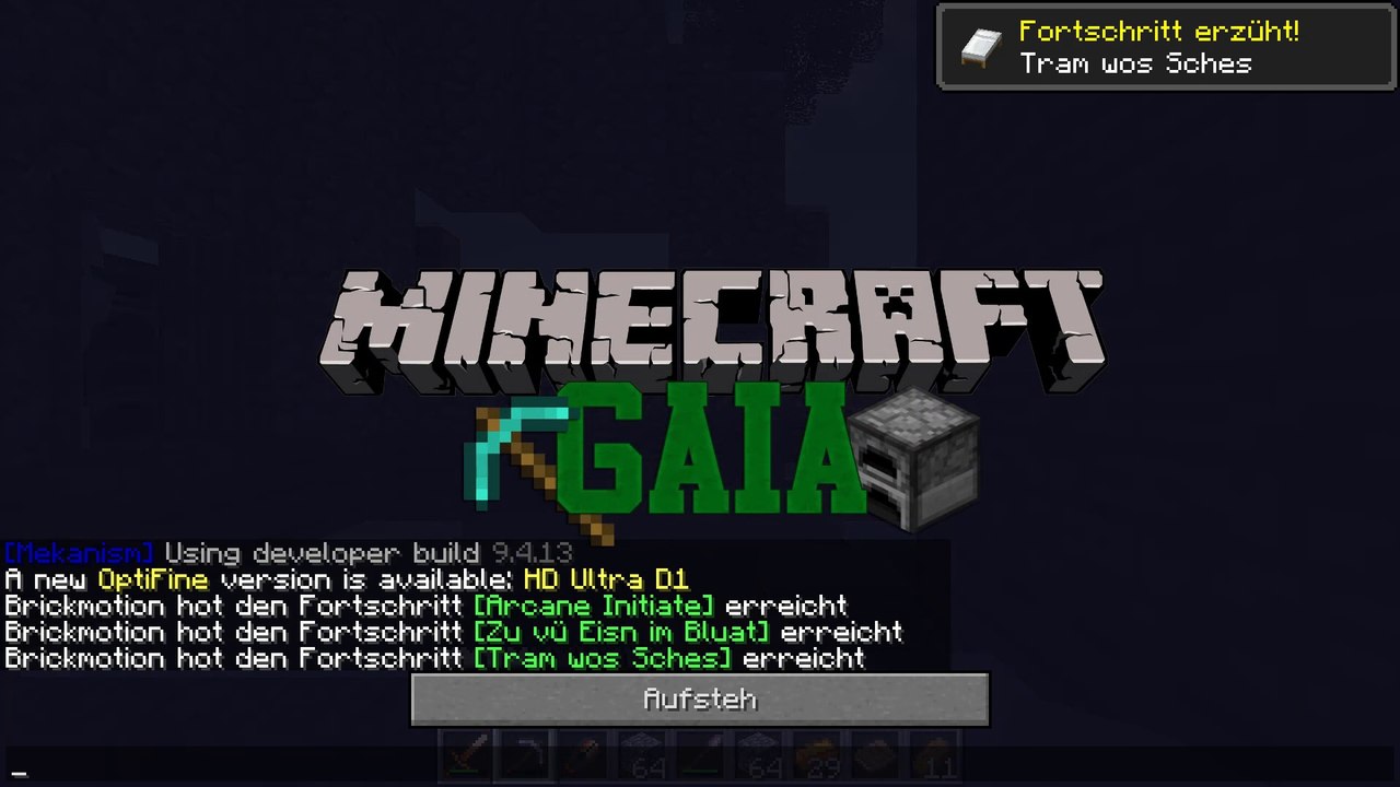 Minecraft Gaia 6: Kurze Erzsammelrunde