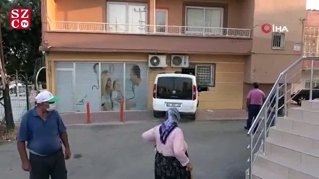 Acemi sürücü virajı alamayınca sağlık ocağına girdi