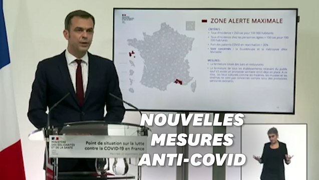 Aix-Marseille et Guadeloupe en alerte maximale Covid: fermeture totale des bars et restaurants