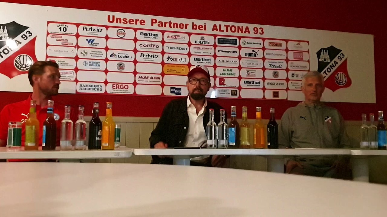 Altona 93 feiert den ersten Saisonsieg - die PK im Video