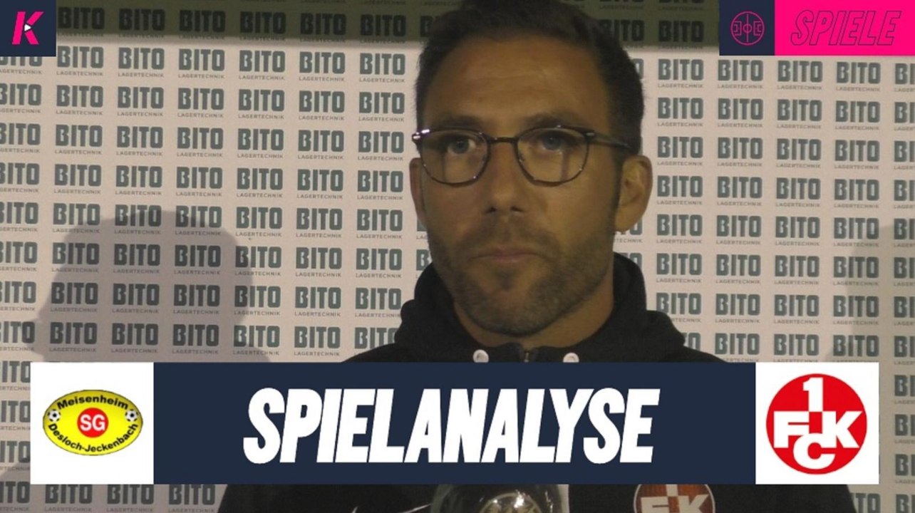 Die Spielanalyse | SG Meisenheim - 1. FC Kaiserslautern (4. Runde, Pokal) | Präsentiert von BITO-Lagertechnik