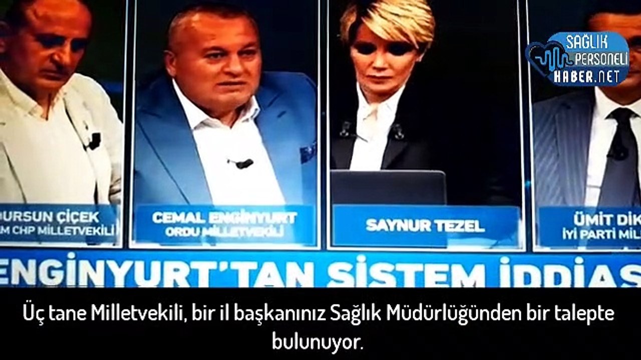 Enginyurt: İl Sağlık Müdürü Nedeniyle Ak Parti Vekilleri ve İl Başkanı Şapa Oturdu