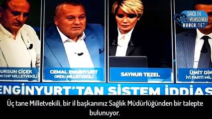 Enginyurt: İl Sağlık Müdürü Nedeniyle Ak Parti Vekilleri ve İl Başkanı Şapa Oturdu