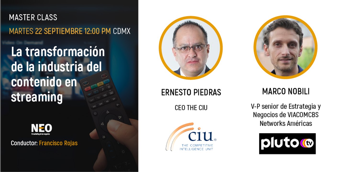 Master class: Transformación de la industria del contenido en streaming