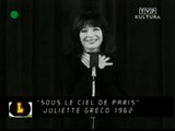 JULIETTE GRÉCO – Sous le ciel de Paris (1962, HD)