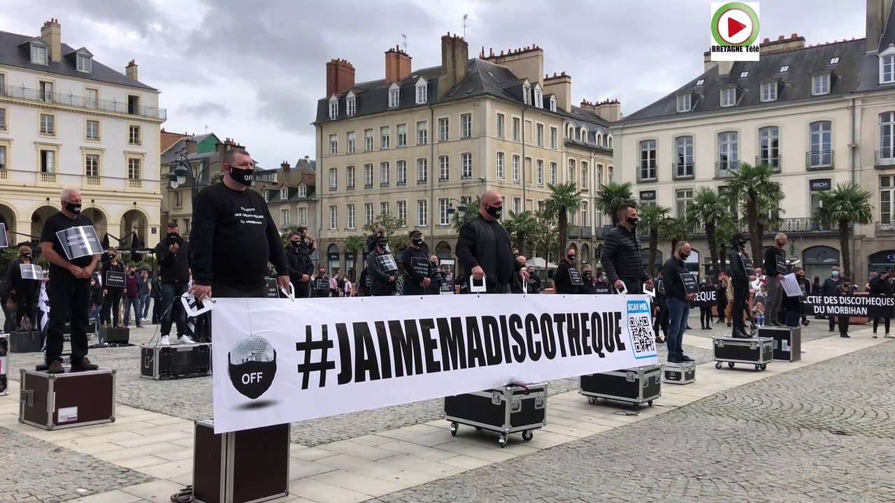 Rennes  | Manif des Discotheques - Bretagne Télé