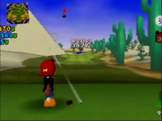 マリオゴルフ64 リングショット ピラミッドの せなか ホールインワン(キッド使用)