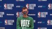 Brad Stevens Pregame Interview | Gordon Hayward BIRTH reaction | Celtics vs Heat Game 4