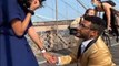 BROOKLYN BRIDGE PROPOSAL GOES WRONG AS CYCLIST CRUSHES PHOTOGRAPHER