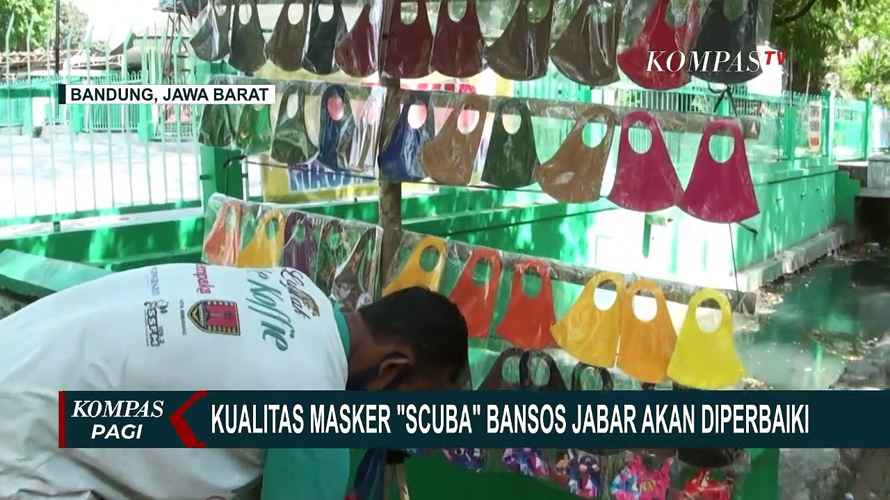 Masker Scuba Dilarang, Pemprov Jabar akan Perbaiki Kualitas Masker Bansos